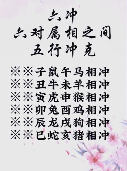 属相生肖对冲（生肖相冲如何化解最简单）