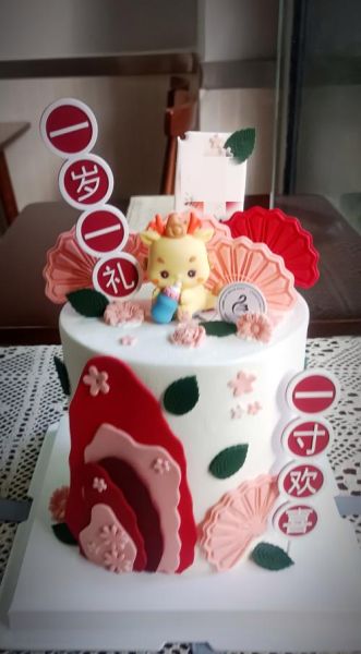 生肖属相蛋糕款式（生肖龙宝宝周岁蛋糕造型推荐）