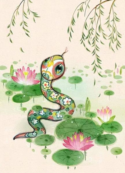 马蛇属相生肖画（马蛇属相生肖画怎么画简单又吉利）