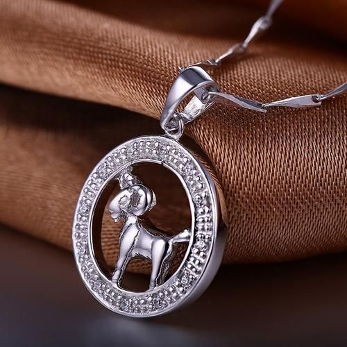 银子生肖属相羊项链（羊年生肖纯银项链怎么选？小白入手清单🐑）