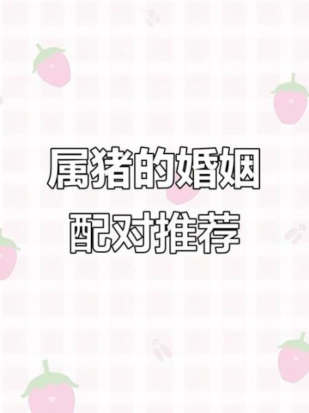 生肖猪配对的属相(属猪最佳婚配属相排行榜)