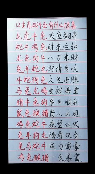 生肖大写属相怎么写好看（生肖属相大写怎么写好看）