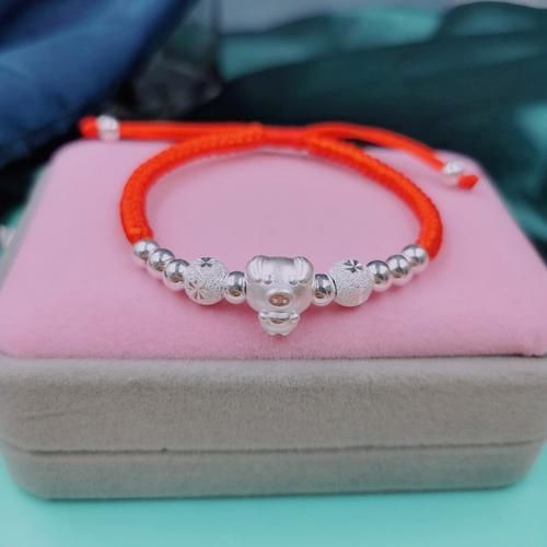 生肖属相老鼠银手链(生肖老鼠银手链女款纯银入门)