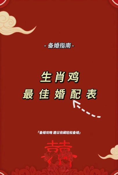 生肖属相鸡婚姻配对（生肖鸡婚姻最配什么生肖）