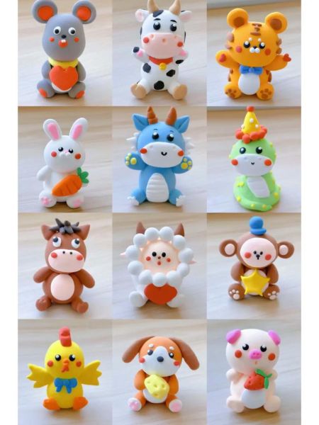 泥塑属相十二生肖动画（泥塑十二生肖动画教程）