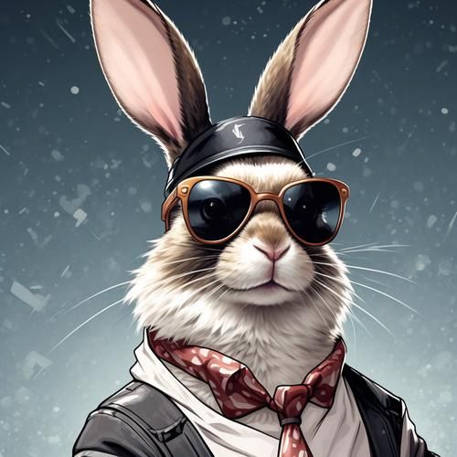 生肖属相兔头像男(属兔的男生头像应该选什么图案)