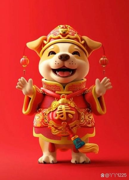 生肖狗属相招财图片（生肖狗属相招财壁纸手机高清）