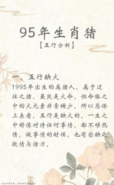 1995什么生肖属相（1995年属什么生肖）