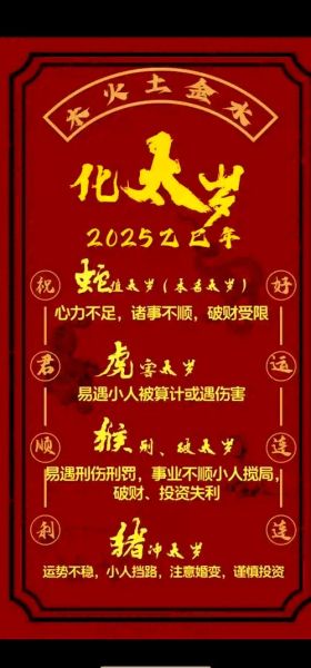 需要化太岁属相的生肖（犯太岁的生肖2025有哪些）