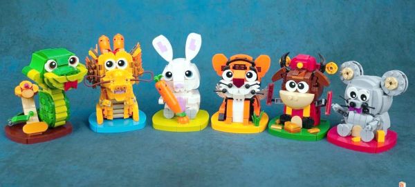 积木属相生肖图片