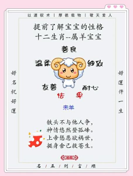 生肖属相星座（属羊的人是什么星座？）