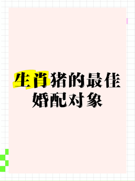 生肖猪婚配什么属相好（生肖猪婚配最佳属相）