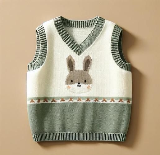 属相生肖背心兔图片（兔子生肖背心图案设计灵感）