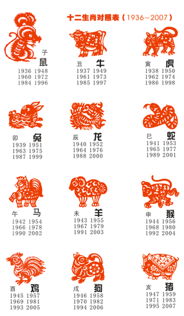 生肖对应属相演变图片(生肖对应属相演变图片完整版)