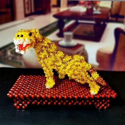 手工串珠生肖属相（手工串珠生肖虎图解教程）