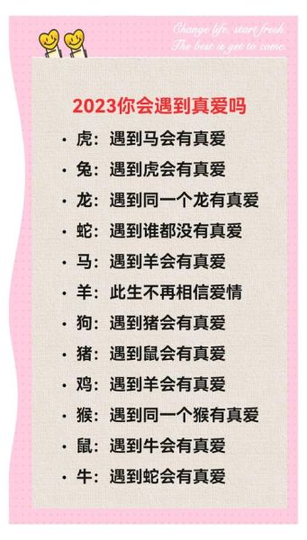 十二生肖的爱情属相（十二生肖的爱情相属配对怎么看）
