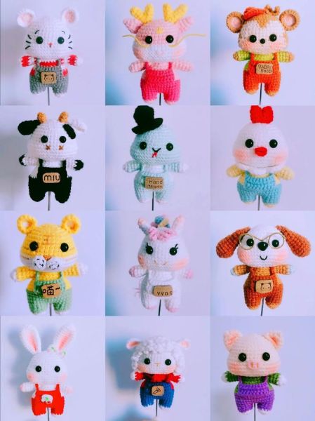 毛线生肖属相（毛线钩织生肖属相图解大全）