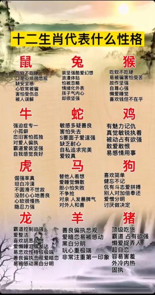 生肖24属相(生肖24属相有哪些?小白速查版)