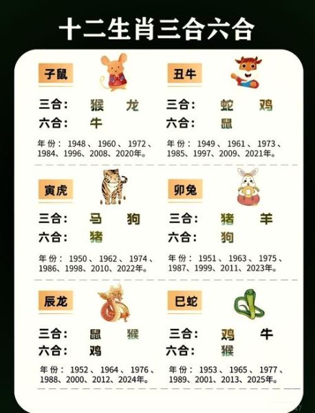 属相地支相合生肖