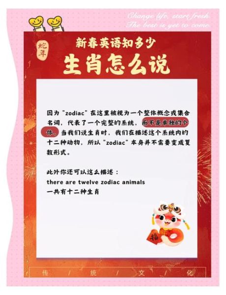 属相十二生肖怎么读英文(十二生肖英文读法全攻略)