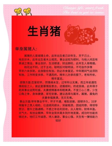 生肖猪整体属相（生肖猪整体运势2025全年详解）