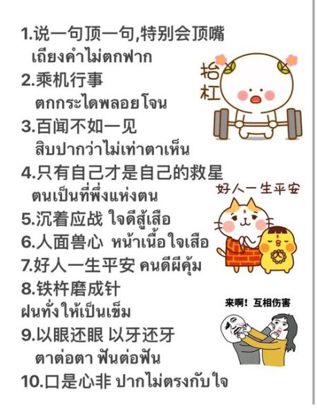 泰语生肖属相（泰语属相怎么说？零基础也能一次学会😆）