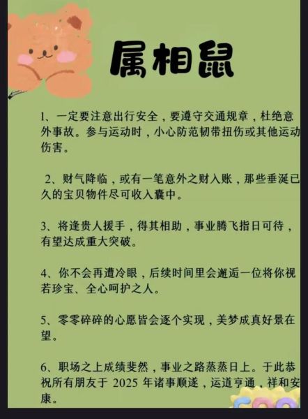 2020年属相生肖运（2020年属鼠的全年运势详解）
