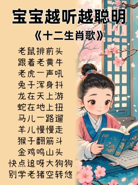 十二生肖属相歌谣（十二生肖属相歌谣顺口溜大全）
