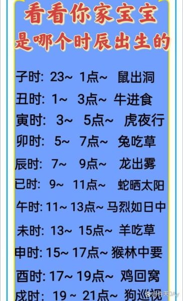 子时出生属相什么生肖（子时出生属相是什么生肖）