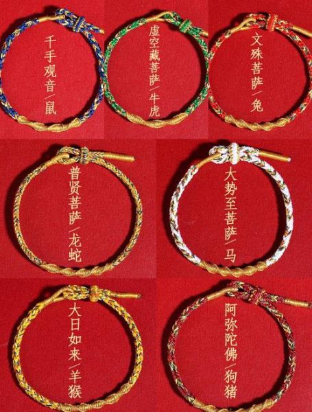 生肖属相编织配件（手工生肖红绳编织教程新手版）