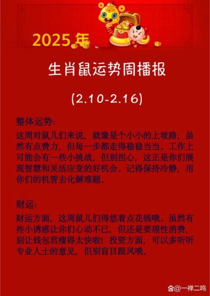 2020属相生肖鼠（2020年属鼠人2025年整体运势）