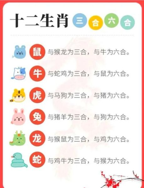 生肖六合属相(生肖六合属相表速查)