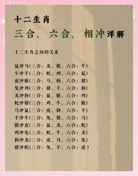 属相互怼的生肖(生肖互冲的属相有哪些)