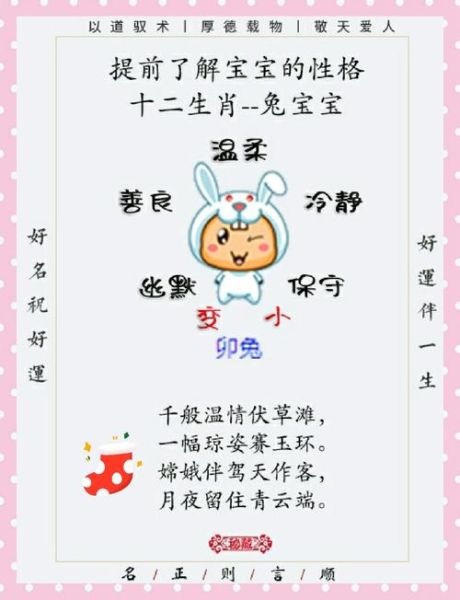 生肖兔属兔人属相（生肖兔属兔人性格特点与运势全解）