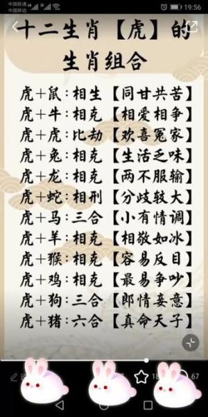 虎生肖最好的配偶属相（属虎和什么生肖最配）